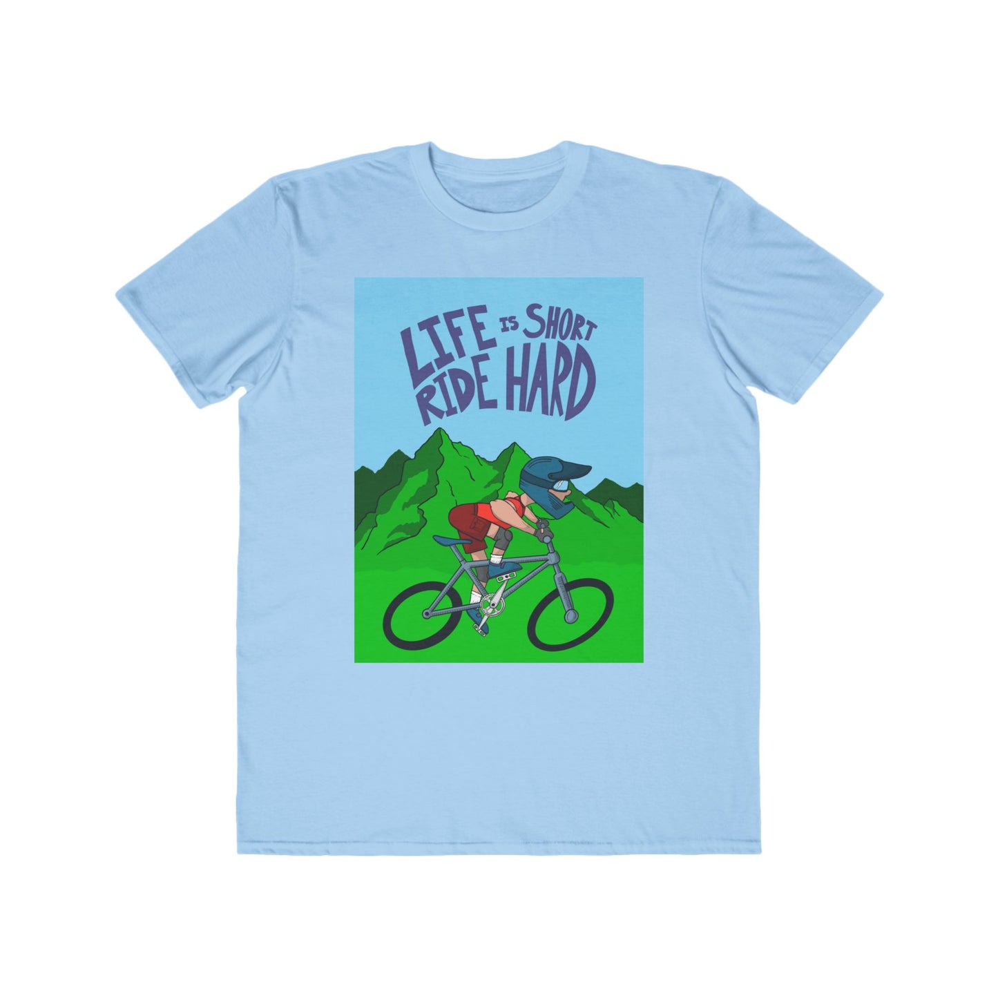 Fashion Tee Life is Short, Ride Hard