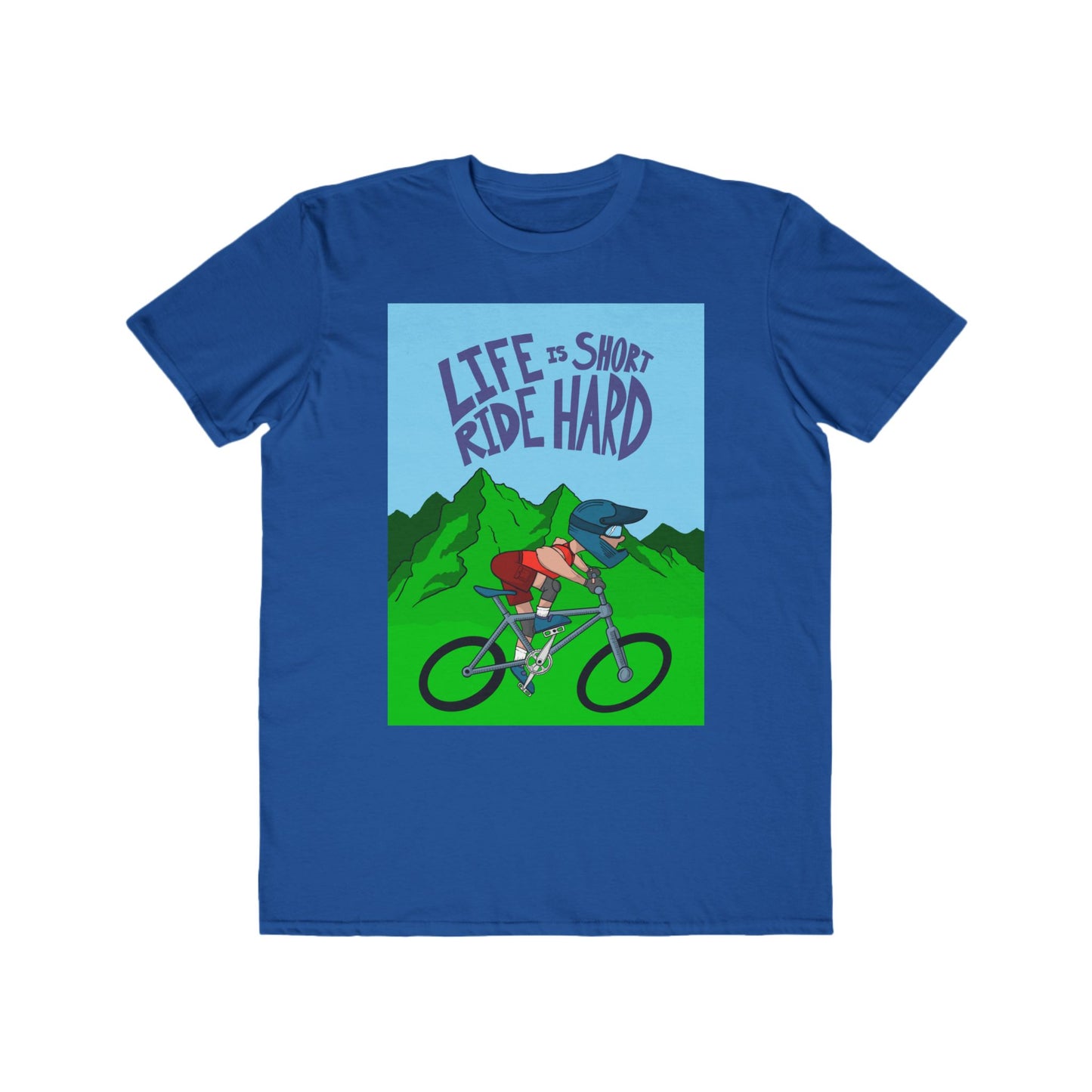 Fashion Tee Life is Short, Ride Hard