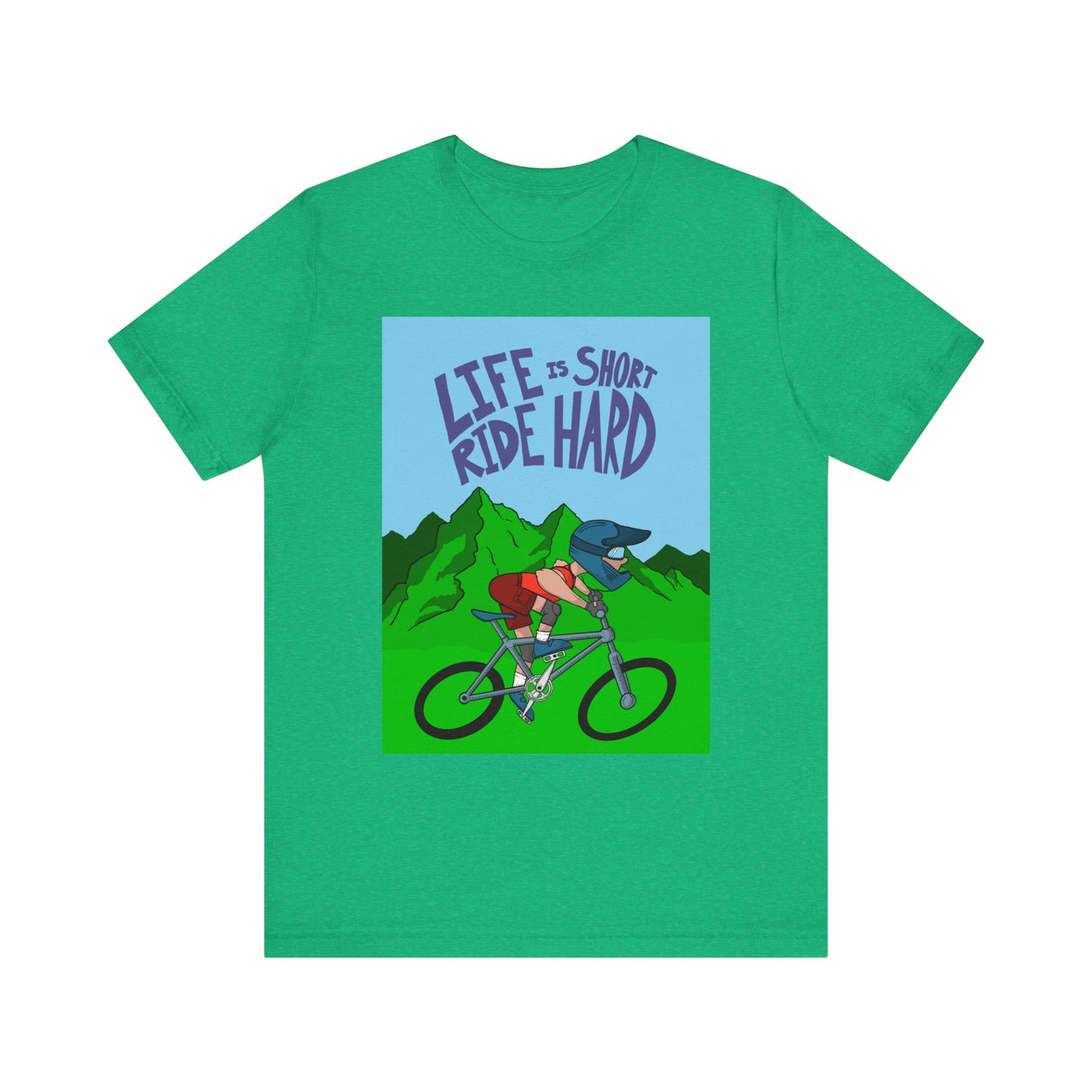 Unisex Life is Short Ride Hard Tee