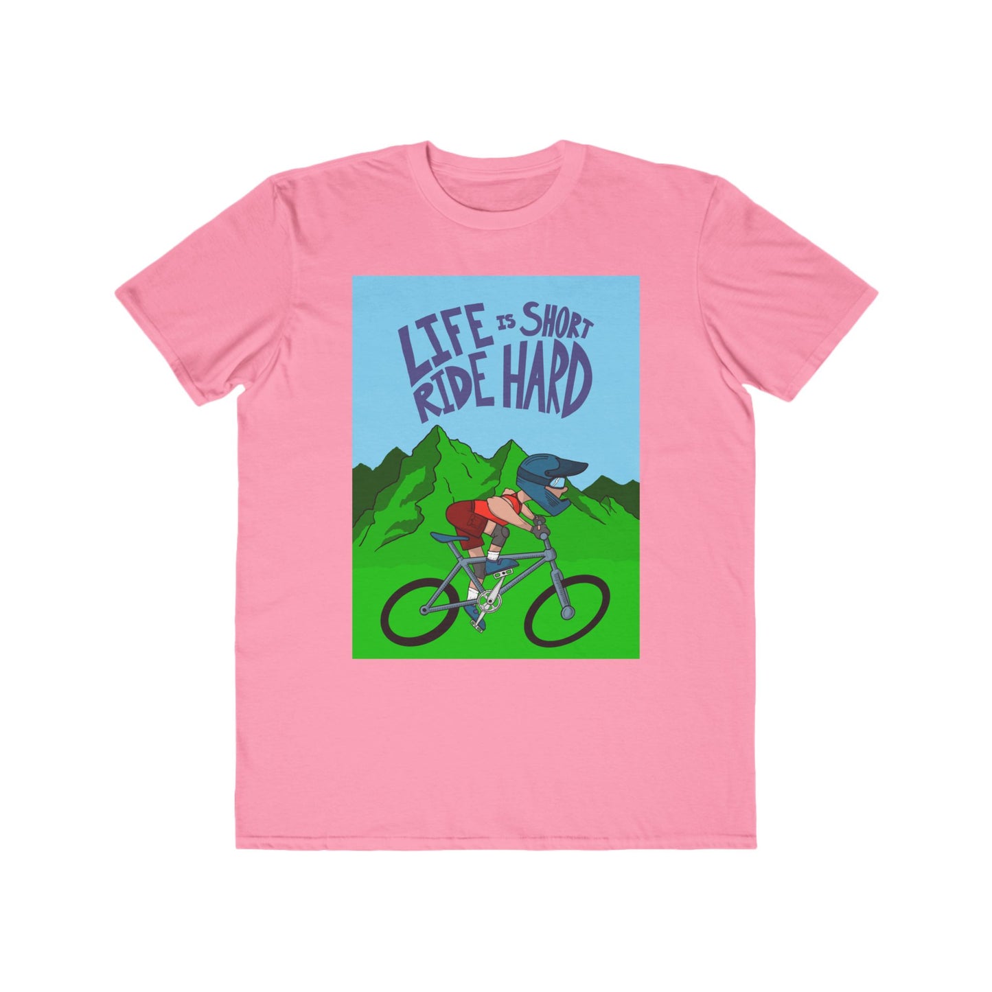 Fashion Tee Life is Short, Ride Hard