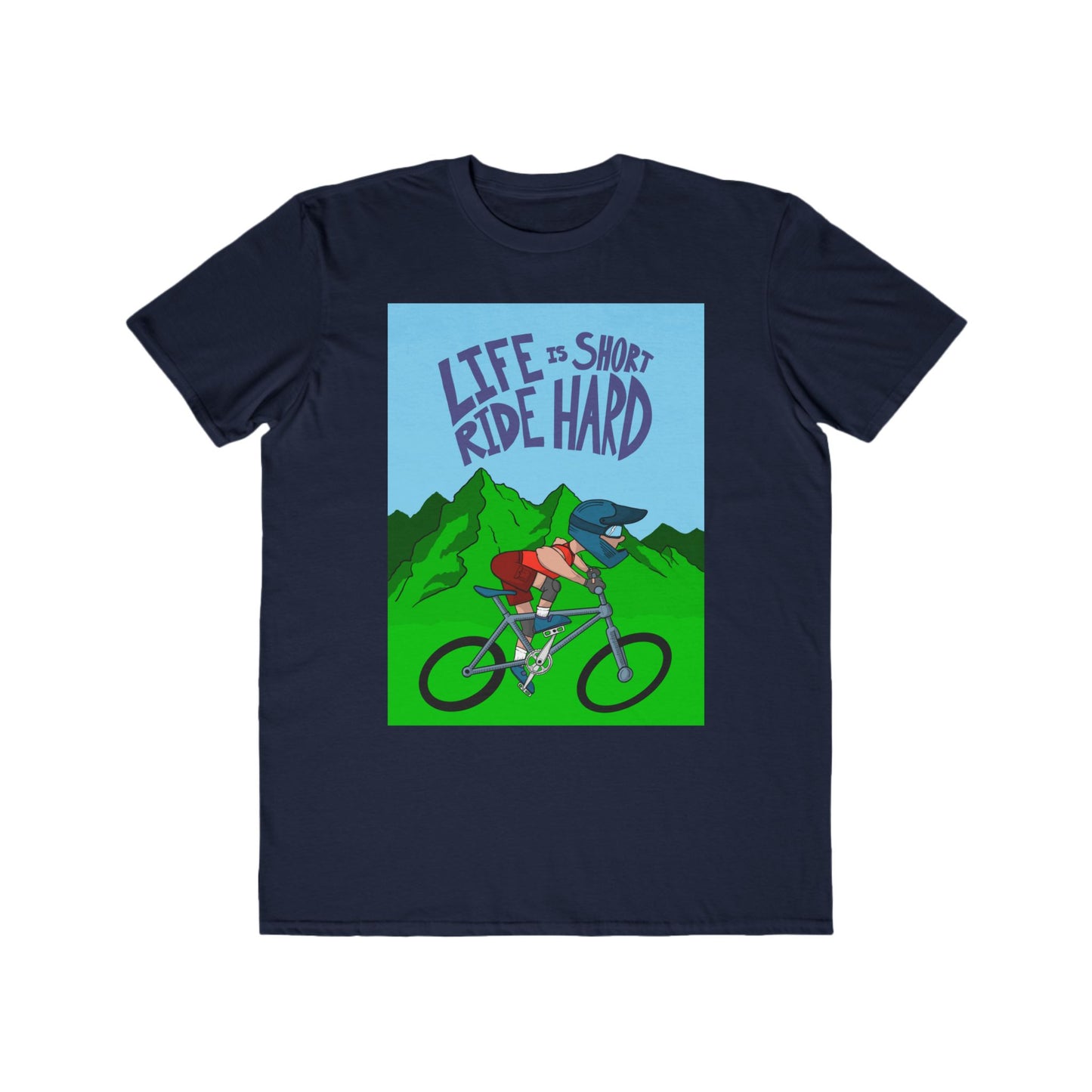 Fashion Tee Life is Short, Ride Hard