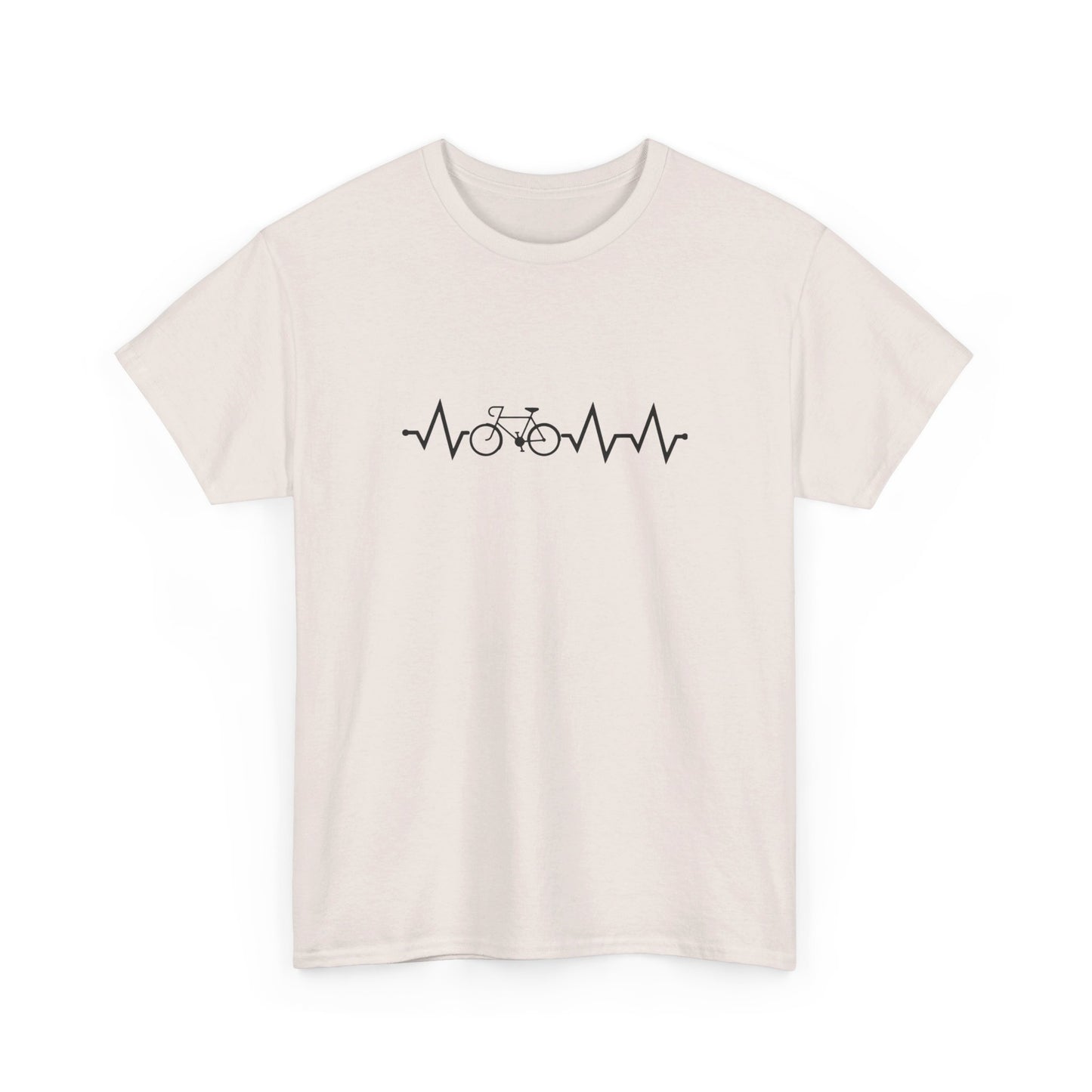 Bike Heart Pulse Heavy Cotton Tee