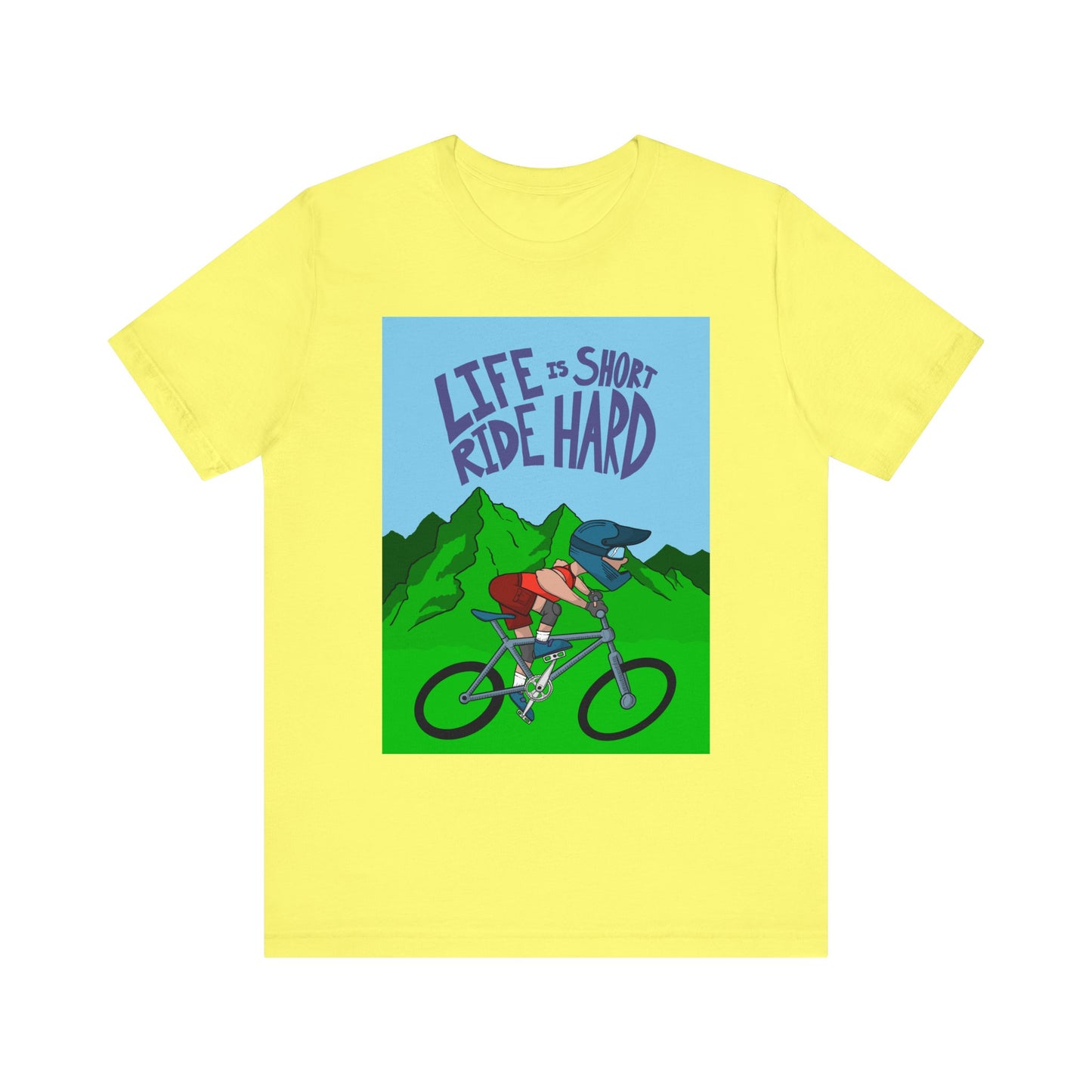 Unisex Life is Short Ride Hard Tee