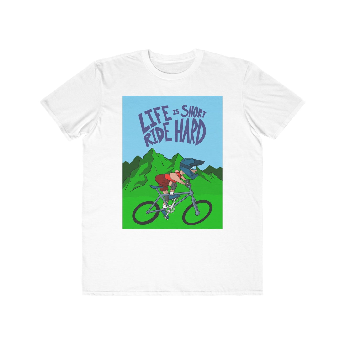 Fashion Tee Life is Short, Ride Hard