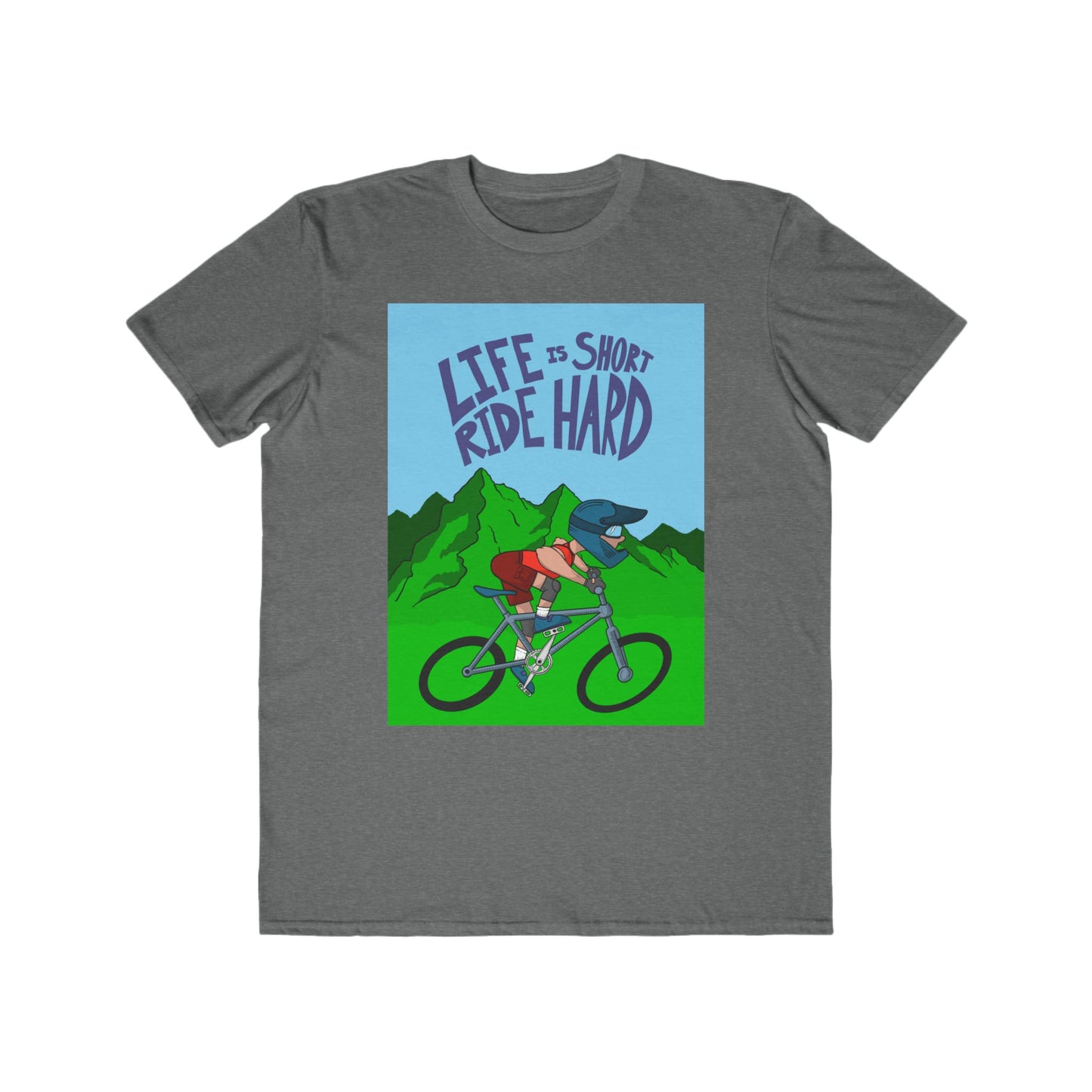 Fashion Tee Life is Short, Ride Hard